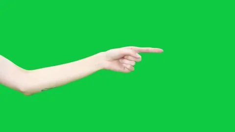 A green screen with hands making a fist ideal for creating strong. Stock Footage 306771087