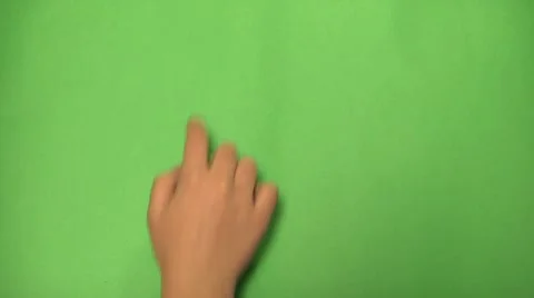 Green Screen Hands Trackpad Touchpad Gesture Video stock 9740679