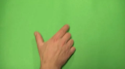 Green Screen Hands Trackpad Touchpad Gesture Stock Footage 9743475