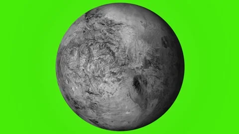 Green Screen Haumea Animation Rotating Dwarf Planet Video for Space Projects Stock-Footage 310281377