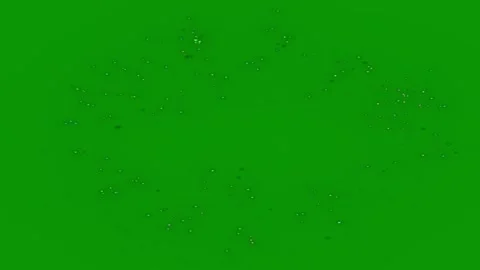 Green screen heart made out stars small circular pattern black image animated Stock Footage 314067952