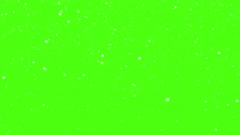 Green screen heavy snow Stock Footage