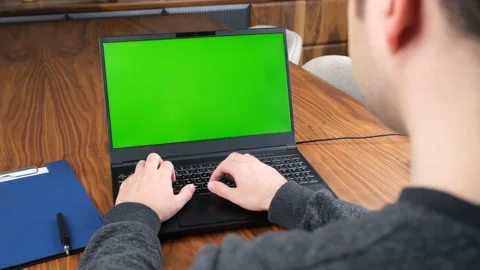 Green screen at home Stock Footage 238012491