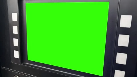 Green Screen Interface at a Gas Pump Stock Footage 321665780