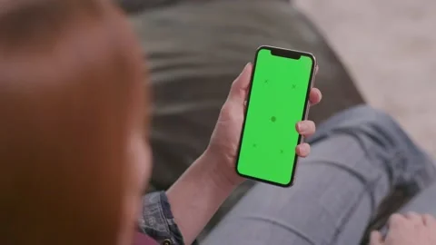 Green Screen on iPhone - OTS Stock Footage 134564120