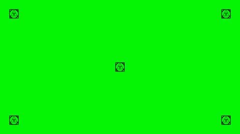 Green screen jpeg with tracking points used for replacing computer, phone screen Stock Photos