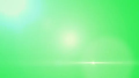 Green screen with lens flares Stock Footage 338237578