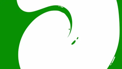 Green screen liquid water transition video Stock-Footage 323795212