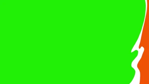 Green screen liquid water transition video Video stock 323795213