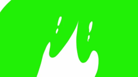 Green screen liquid water transition video Stock-Footage 323795246