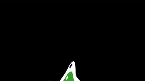 Green screen liquid water transition video Stock Footage 331003369
