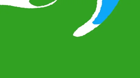 Green screen liquid water transition video Stock Footage 331005112