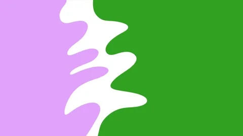 Green screen liquid water transition video Stock Footage 331005247
