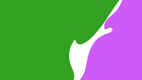 Green screen liquid water transition video Stock Footage 331005257