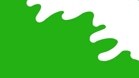 Green screen liquid water transition video Stock Footage 331005333
