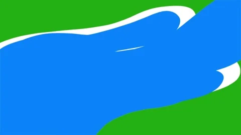 Green screen liquid water transition video Stock Footage 331427114