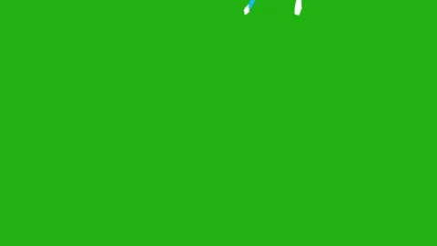 Green screen liquid water transition video Stock Footage 331427131