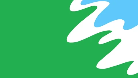 Green screen liquid water transition video Stockbeeldmateriaal 335586650