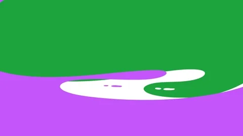 Green screen liquid water transition video Stockbeeldmateriaal 335586691