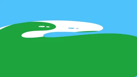 Green screen liquid water transition video Видео 335586693
