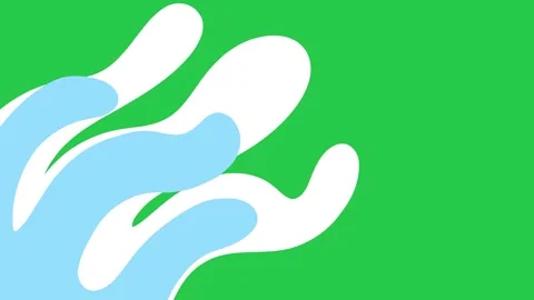 Green screen liquid water transition video Stock-Footage 335586747