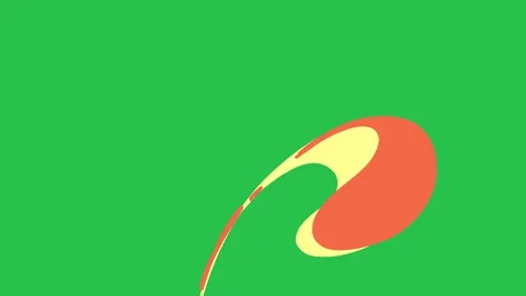 Green screen liquid water transition video Stockbeeldmateriaal 335586761