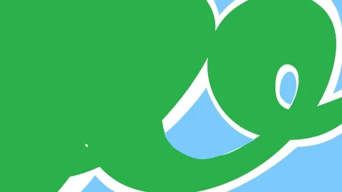 Green screen liquid water transition video Stockbeeldmateriaal 335586797