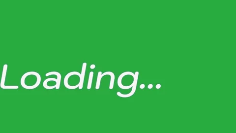 Green screen loading animation Stock Footage 328706275