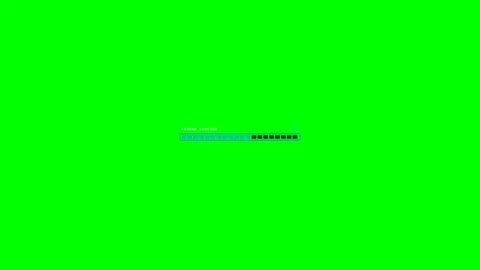 Green screen loading bar animation Stock Footage 339914840