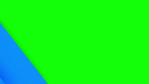 Green screen loop diagonal blue stripes wipe transitions from bottom left to Stock Footage 139350432