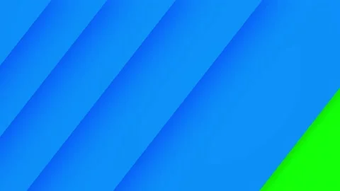 Green screen loop diagonal blue stripes wipe transitions from top left to bot Stock Footage 139350433