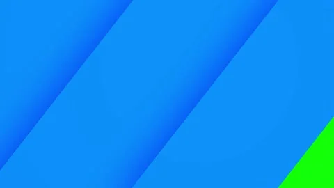 Green screen loop diagonal blue stripes wipe transitions from bottom right to Stock Footage 139350435