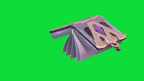 Green Screen Magic Book 3D Animations CGI Rendering Stock Footage 316252131