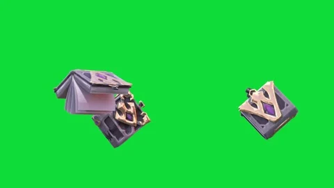 Green Screen Magic Books 3D Animations CGI Rendering 스톡 동영상 316252133