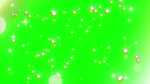 Green screen magic sparkles animation with glowing light flares Stock Footage 345216189