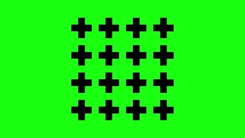 Green screen many plus pattern graphic resource Stock Footage 289272624