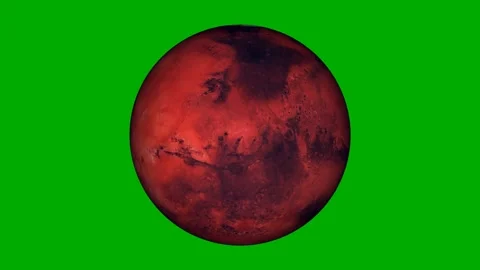 Green screen mars planet Video stock 153635101