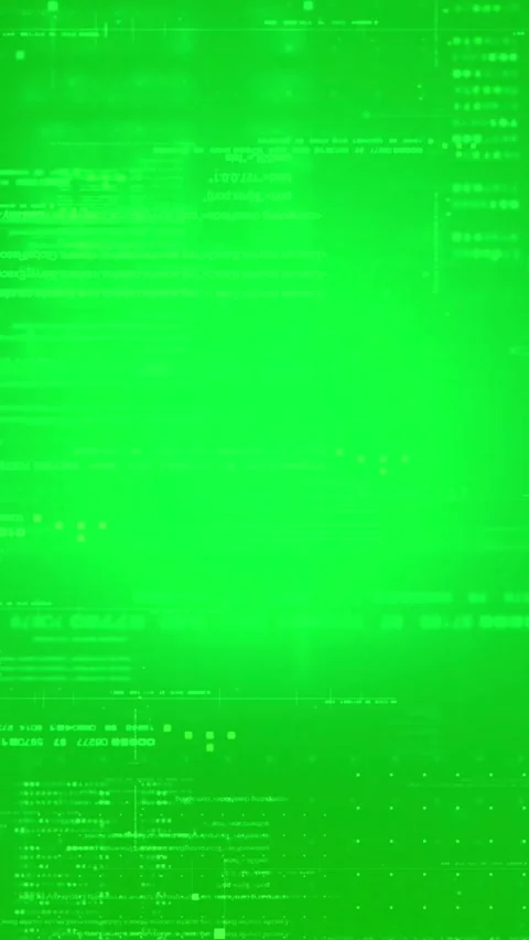 Green screen matrix digital code background with scrolling data Stock Footage 329355074