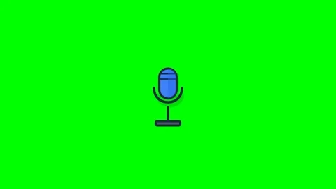 Green Screen Microphone Stock Footage 339914831