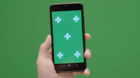 Green Screen mobile Footage for mobile ads, app promo Stock Footage 109537446