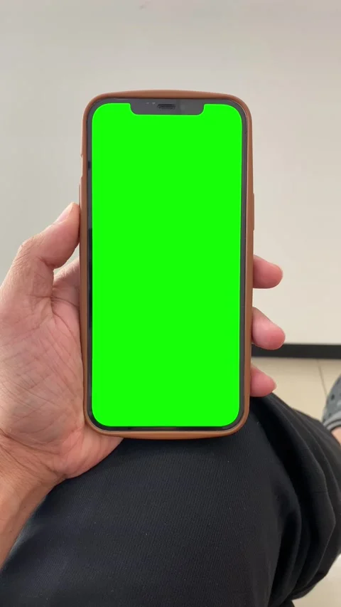 Green screen, mobile green screen, smartphone green screen, phone green screen Stock Footage 238408658