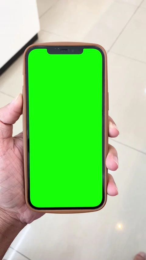 Green screen, mobile green screen, smartphone green screen, phone green screen Stock Footage 238408678