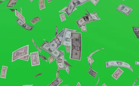 Green screen money Stock Footage 336626882