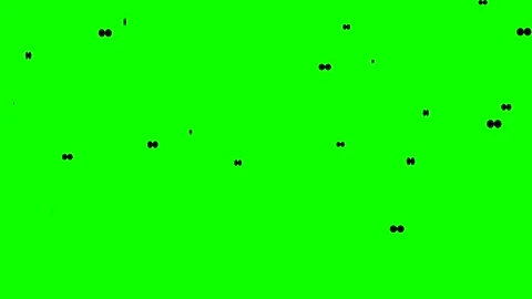 Green screen motion background with floating black elements Stock Footage 346234949