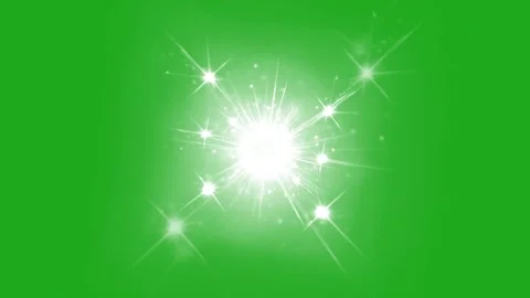 Green screen motion graphic of generating stars Stock Footage 322048793