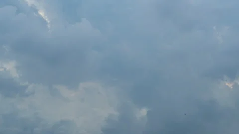 The green screen of moving white clouds with 4K resolution. Stock Footage 252056333