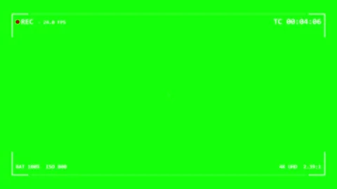 A green screen with the number 3 on it and an image of black background white Stock Footage 345496357
