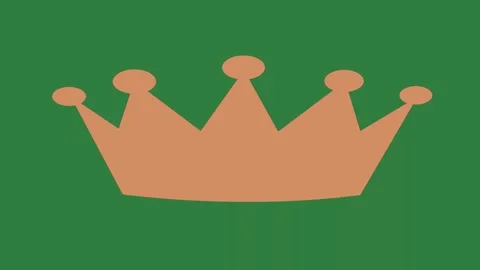 Green screen an orange crown composition style layers gesture scene movement Stock Footage 335147155