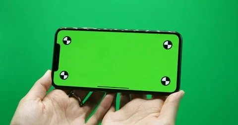 Green Screen Phone Stock Footage 95703375