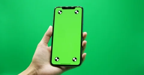 Green Screen Phone Stock Footage 95703391